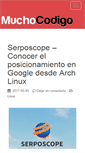 Mobile Screenshot of muchocodigo.com
